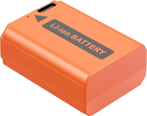 SmallRig 4965 NP-FW50 USB-C Rechargeable Camera Battery Orange
