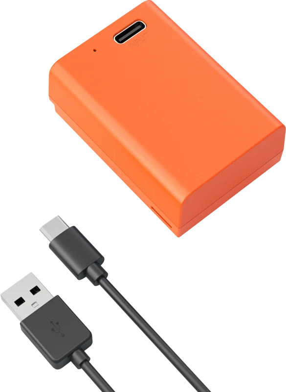 SmallRig 4967 EN-EL25 USB-C Rechargeable Camera Battery Orange