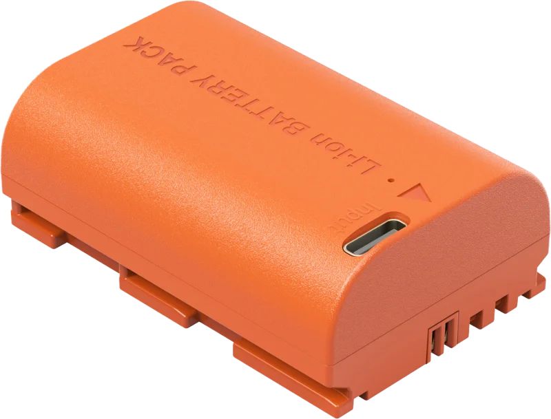 SmallRig 4968 LP-E6NH USB-C Rechargeable Camera Battery Orange