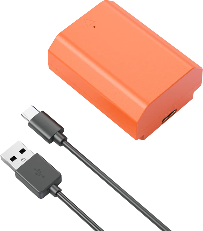 SmallRig 4969 NP-FZ100 USB-C Rechargeable Camera Battery Orange