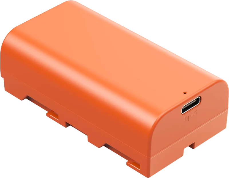 SmallRig 4971 NP-F550 USB-C Rechargeable Camera Battery Orange