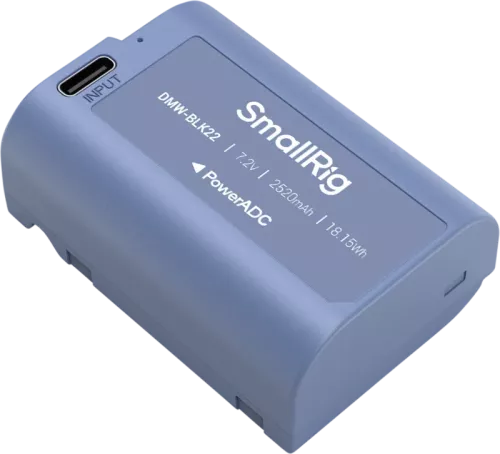SmallRig 4906 Camera Battery USB-C Rechargeable DMW-BLK22