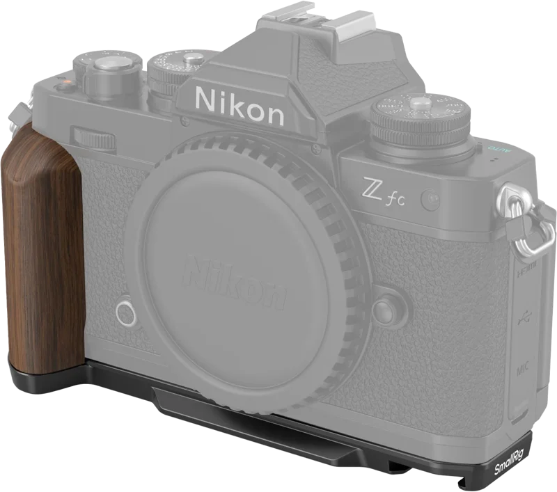 SmallRig 4802 Wooden L-Shape Grip for Nikon Z fc Black