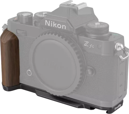 SmallRig 4802 Wooden L-Shape Grip for Nikon Z fc Black