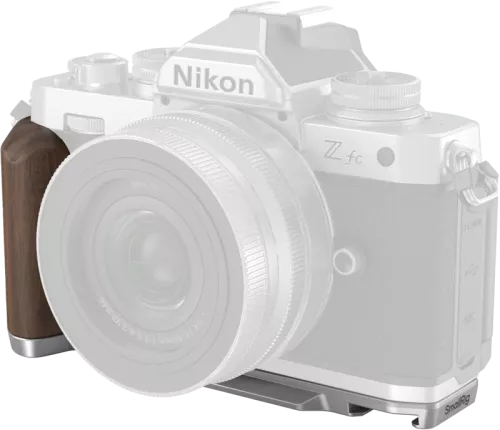 SmallRig 4803 Wooden L-Shape Grip for Nikon Z fc Silver