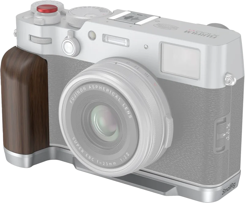 SmallRig 4804 Wooden L-Shape Grip for FUJIFILM X100VI / X100V Sliver