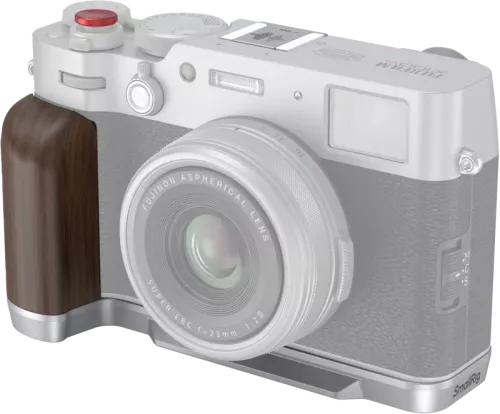 SmallRig 4804 Wooden L-Shape Grip for FUJIFILM X100VI / X100V Sliver