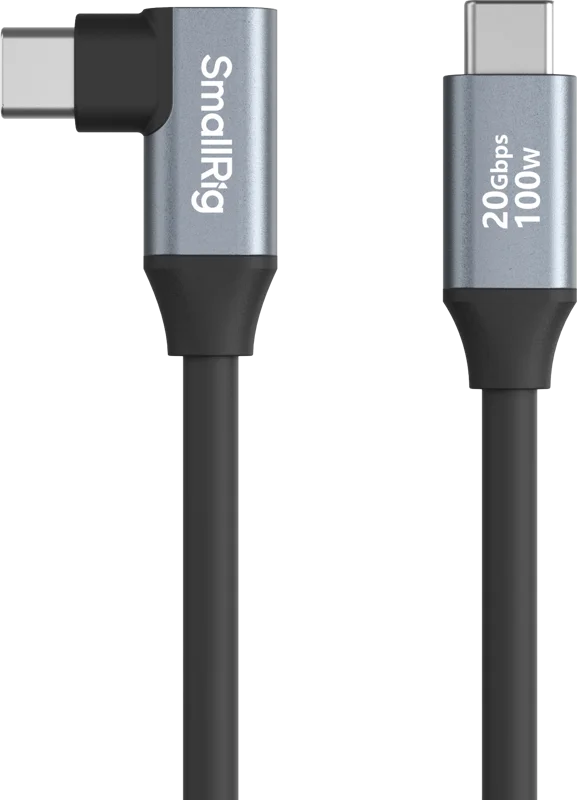 SmallRig 4791 USB-C (Straight) to USB-C (Angled) Data Cable 60cm