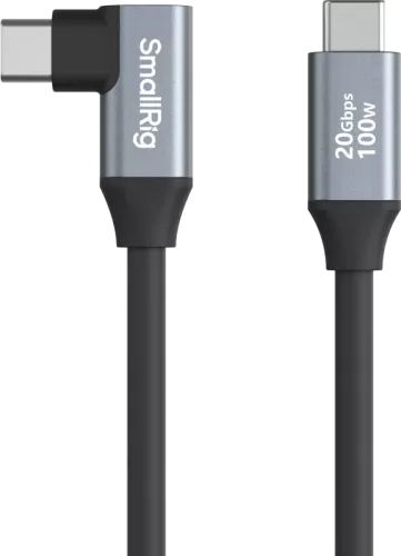 SmallRig 4790 USB-C (Straight) to USB-C (Angled) Data Cable 35cm