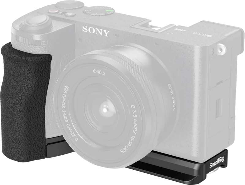 SmallRig 5061 L-Shape Mount Plate with Silicone Handle for Sony A6700
