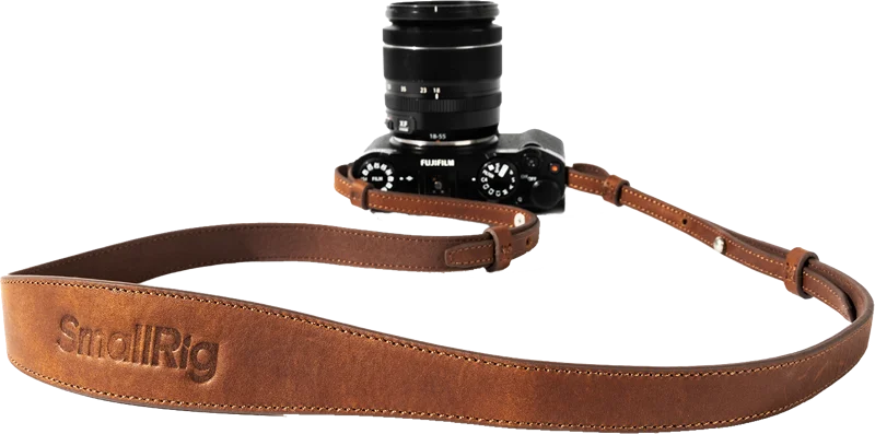 SmallRig 5209 Universal Leather Camera Shoulder Strap Brown
