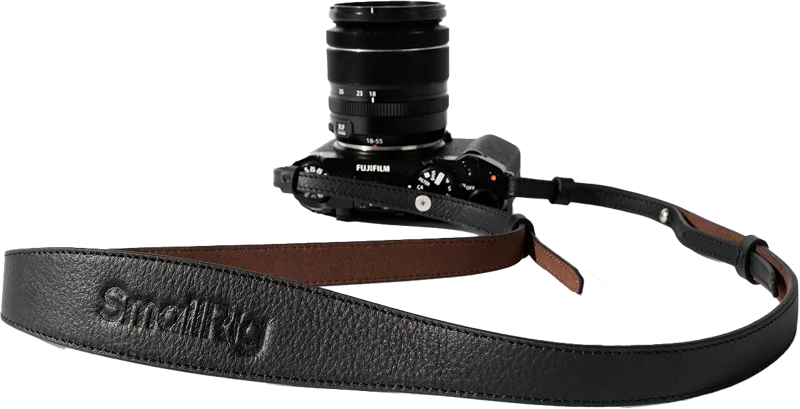 SmallRig 5208 Universal Leather Camera Shoulder Strap Black