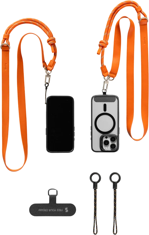 SmallRig 5300 FilMov Phone Shoulder Strap Orange