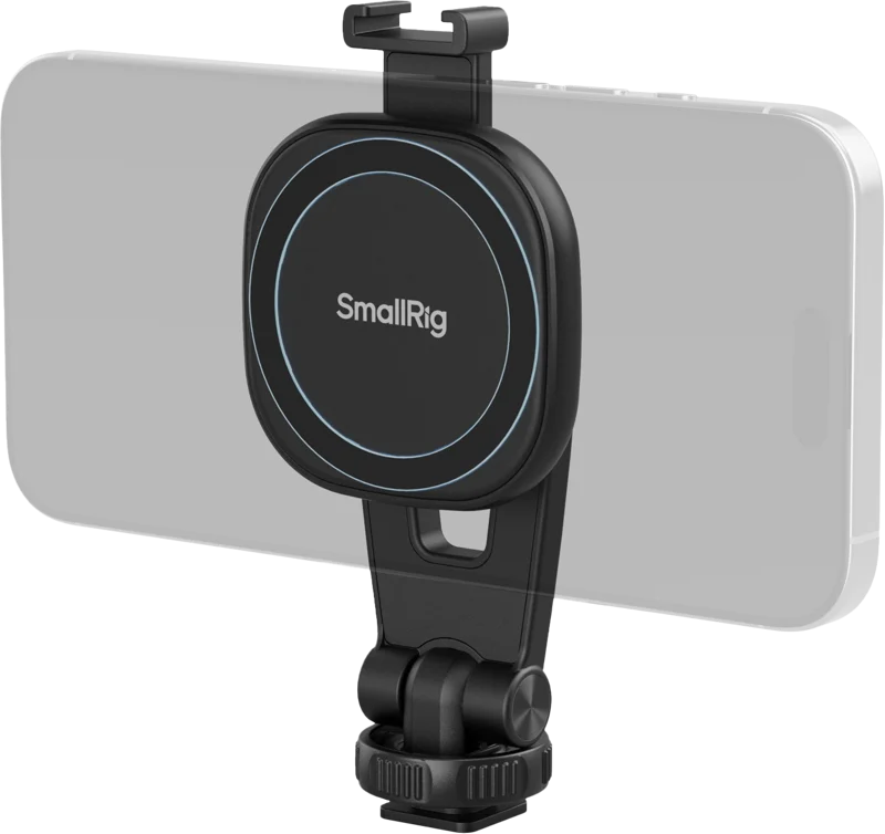 SmallRig 5283 AC-10 Attachable Phone Clamp with Cold Shoe Mount