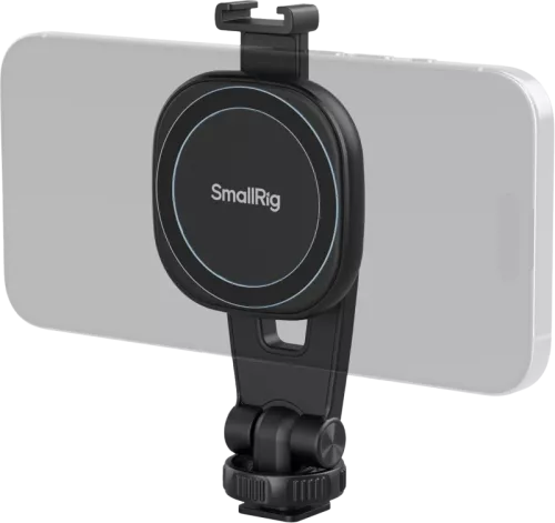 SmallRig 5283 AC-10 Attachable Phone Clamp with Cold Shoe Mount