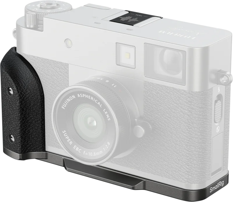 SmallRig 5217 L-Shaped Mount Plate with Silicone Handle for FUJIFILM X half Charcoal Silver