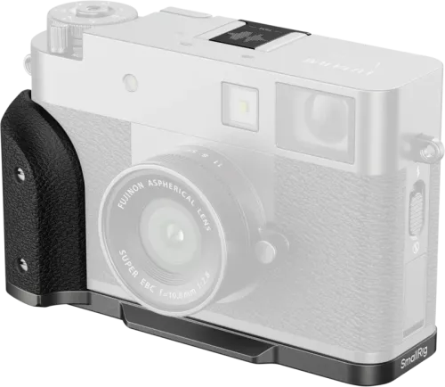 SmallRig 5217 L-Shaped Mount Plate with Silicone Handle for FUJIFILM X half Charcoal Silver