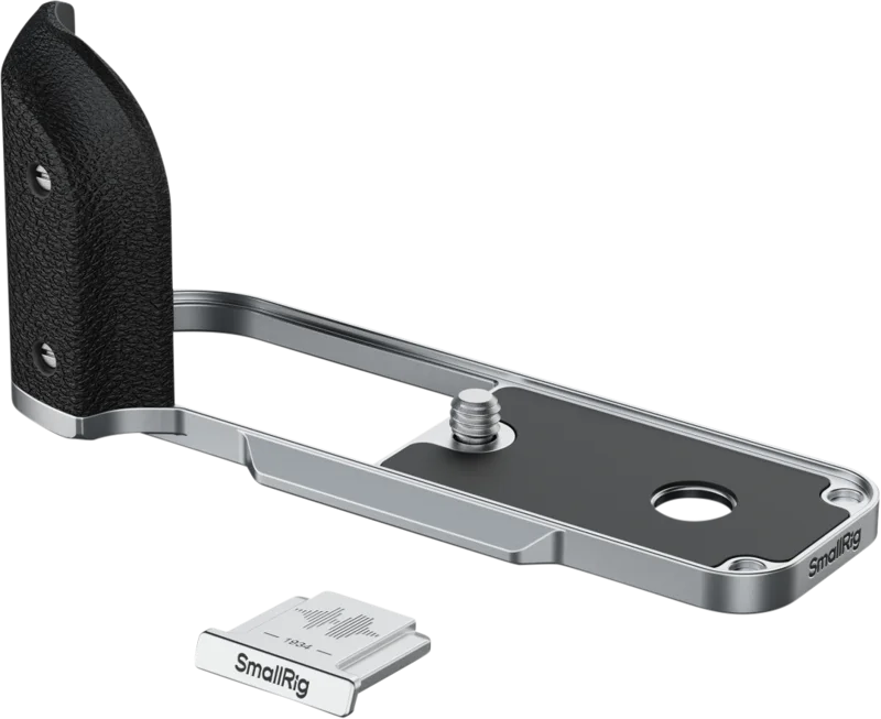 SmallRig 5216 L-Shaped Mount Plate with Silicone Handle for FUJIFILM X half Silver