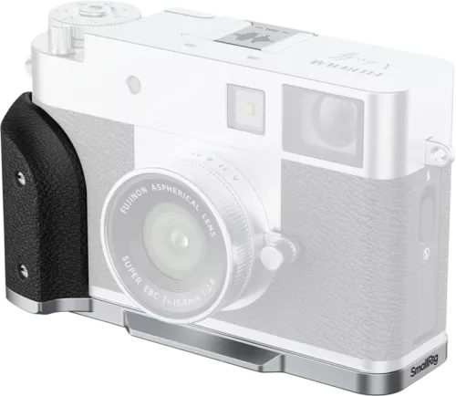 SmallRig 5216 L-Shaped Mount Plate with Silicone Handle for FUJIFILM X half Silver