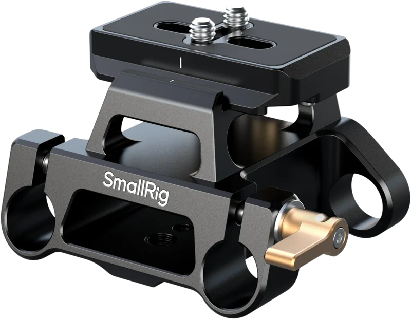 SmallRig 5365 Arca-Type Mount Plate Kit with 15mm Dual Rod Clamp