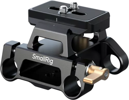 SmallRig 5365 Arca-Type Mount Plate Kit with 15mm Dual Rod Clamp