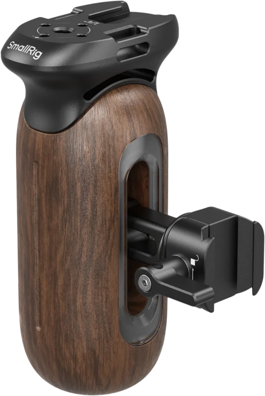 SmallRig 5239 Wooden Side Handle with NATO Clamp