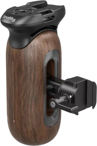 SmallRig 5239 Wooden Side Handle with NATO Clamp