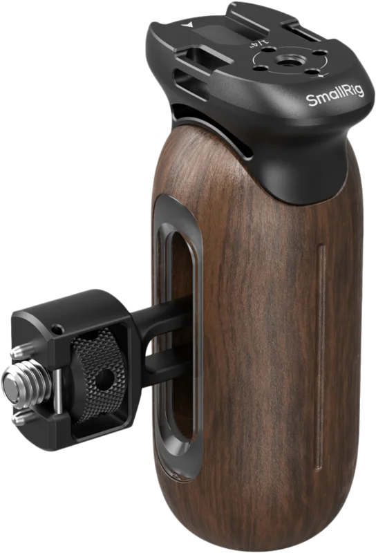 SmallRig 5238 Wooden Side Handle with 1/4"-20 & 3/8''-16 ARRI Locating Screws