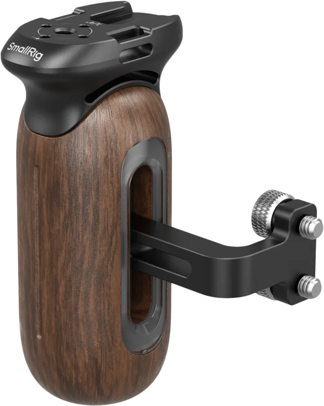 SmallRig 5237 Wooden Side Handle with 1/4"-20 Screw