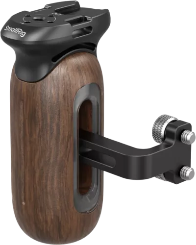 SmallRig 5237 Wooden Side Handle with 1/4"-20 Screw