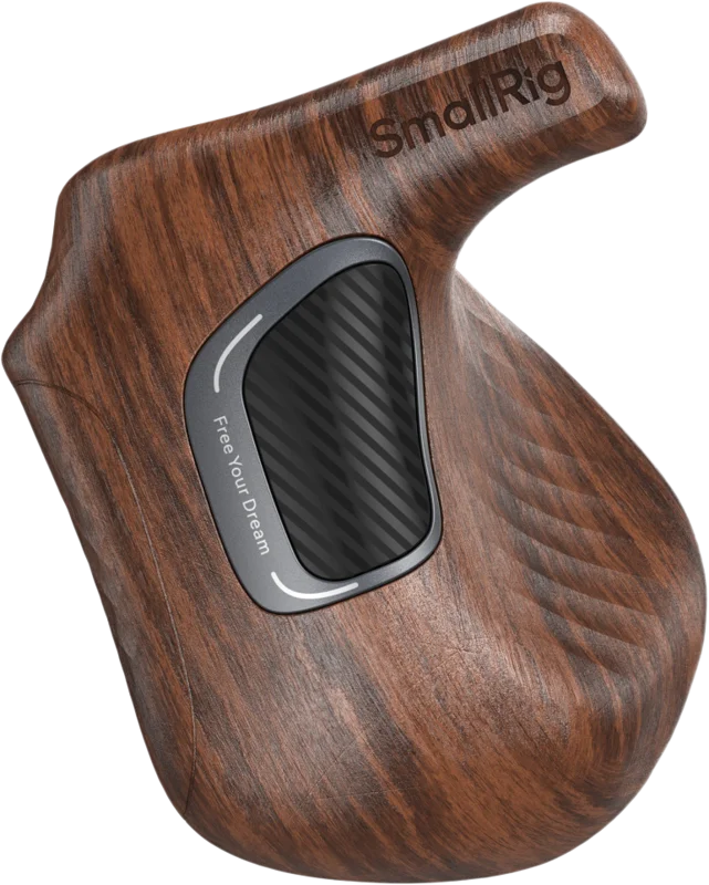 SmallRig 5161 ImageGrip Series Wooden Handle with NATO Clamp (Left Side)