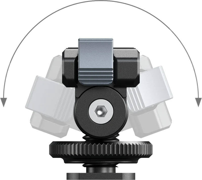 SmallRig 5436 Quick Release Support for DJI Osmo Action 5 Pro / 4 / 3 with Cold Shoe Adapter