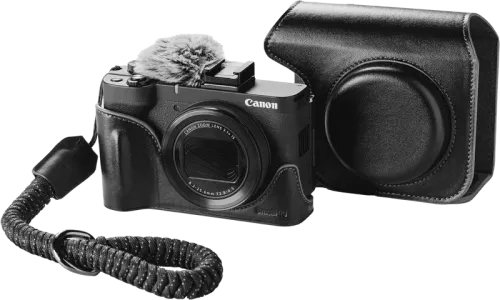 SmallRig 5386 Leather Case Kit for Canon PowerShot V1 Black