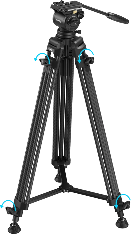 SmallRig 5441 AD14 Heavy-Duty Carbon Fiber Tripod