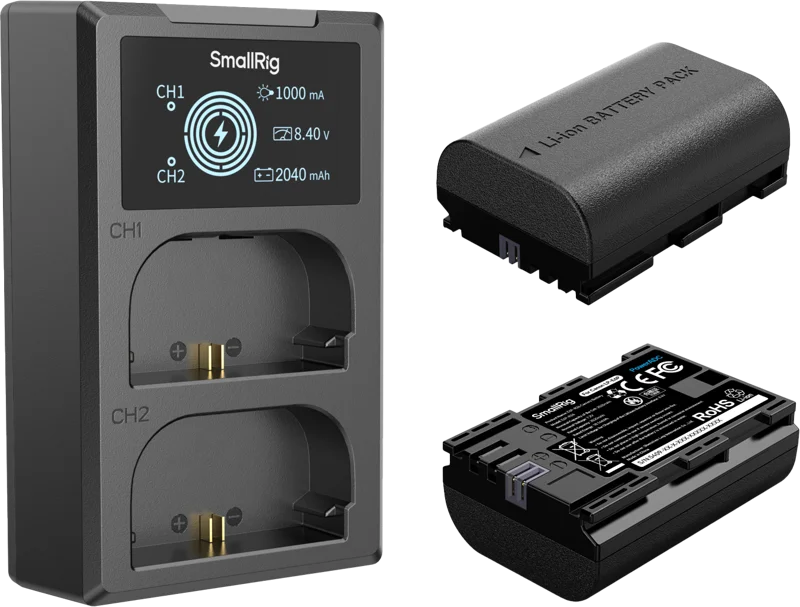 SmallRig 5409 Camera Battery and Charger Kit for Canon LP-E6P