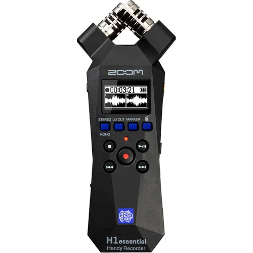 Zoom H1essential 2-Track 32-Bit Portabel Float Ljudinspelare