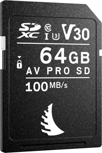 Angelbird SD AV PRO SDXC, SD 6.1, UHS-I, R100/W52 (V30) 64GB