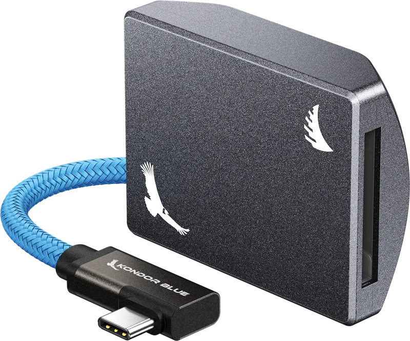 Angelbird Kondor Blue CFexpress B Recording Module (MagSafe Compatible External) Space Gray