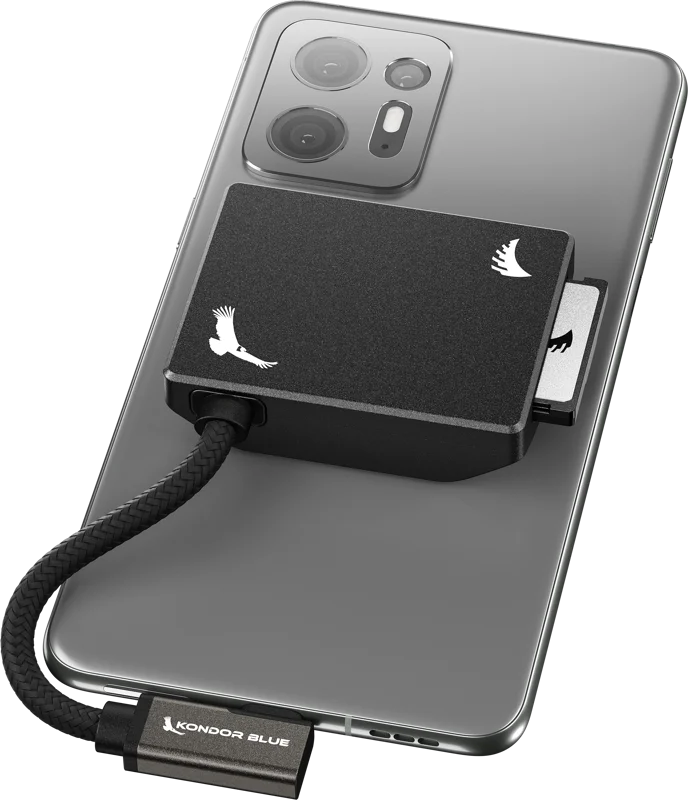 Angelbird Kondor Blue CFexpress B Recording Module (MagSafe Compatible External) Raven Black