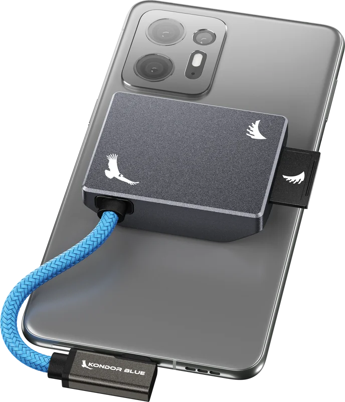 Angelbird Kondor Blue SD Recording Module (MagSafe Compatible External) Space Gray