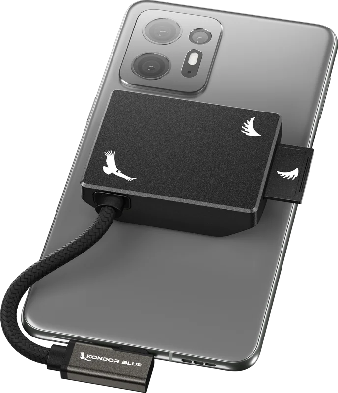 Angelbird Kondor Blue SD Recording Module (MagSafe Compatible External) Raven Black