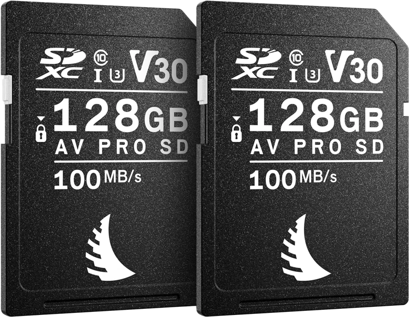 Angelbird SD Match Pack for Canon AV PRO V30 128 GB | 2 PACK