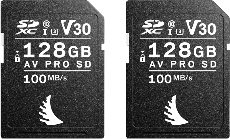 Angelbird SD Match Pack for Canon AV PRO V30 128 GB | 2 PACK