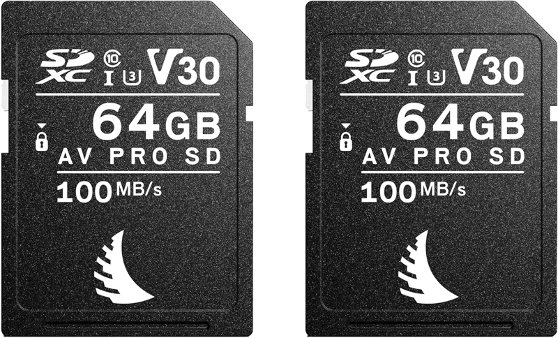Angelbird SD Match Pack for Canon AV PRO V30 64 GB | 2 PACK