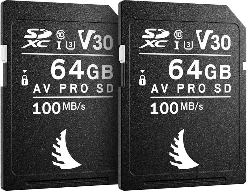 Angelbird SD Match Pack for Fujifilm AV PRO V30 64 GB | 2 PACK