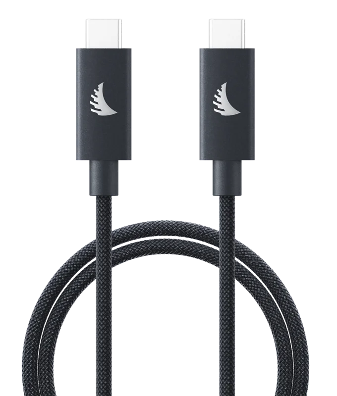 Angelbird Cable I USB-C 4.0 I Solid Flex Cable I Blue Gray I 1 m