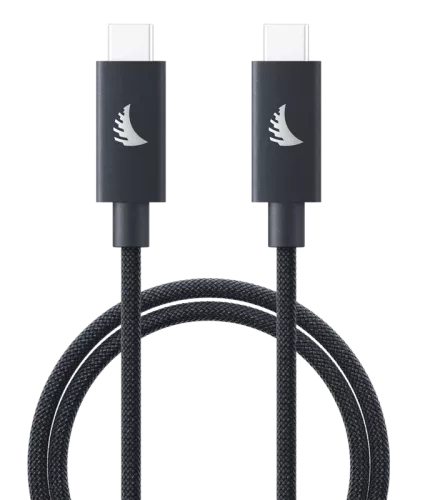 Angelbird Cable I USB-C 4.0 I Solid Flex Cable I Blue Gray I 1 m