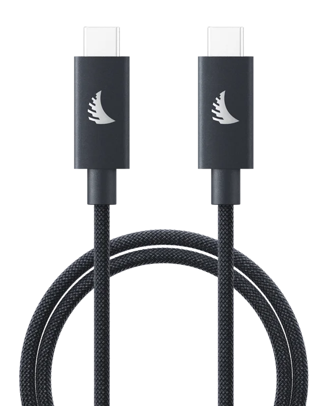 Angelbird Cable I USB-C 4.0 I Solid Flex Cable I Blue Gray I 32 cm