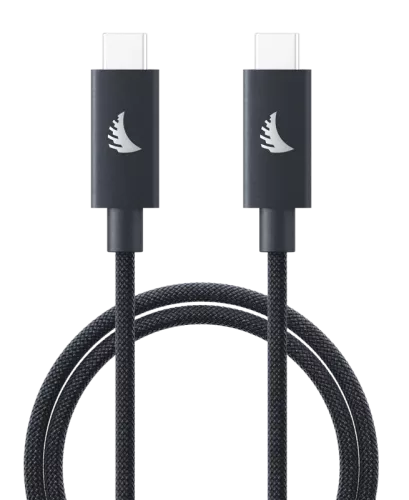 Angelbird Cable I USB-C 4.0 I Solid Flex Cable I Blue Gray I 32 cm