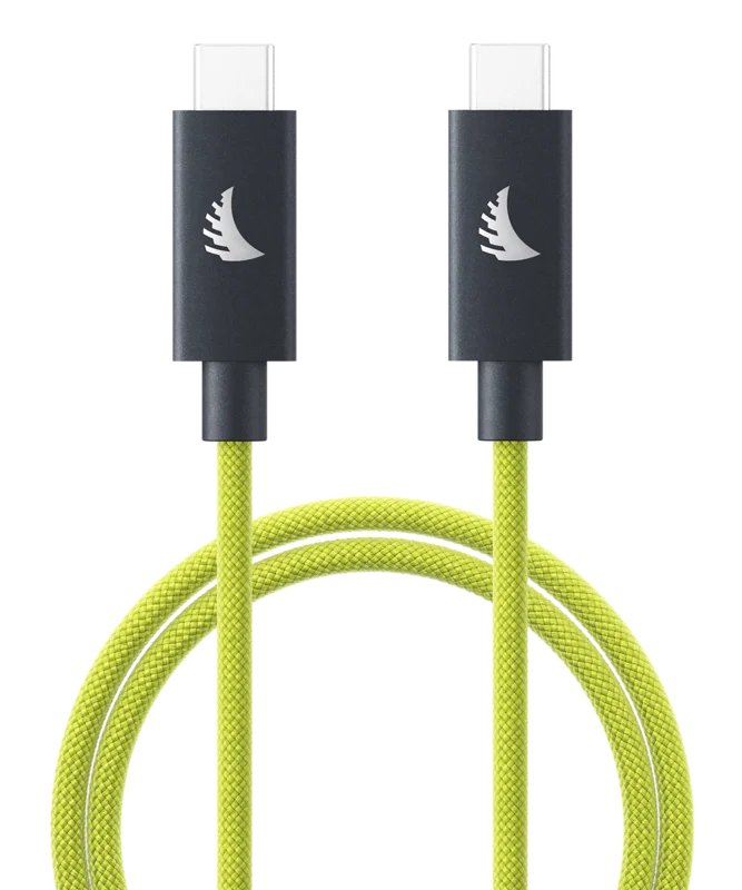 Angelbird Cable I USB-C 4.0 I Solid Flex Cable I Lime I 1 m